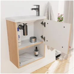 Mob-In Ensemble meuble lave-mains NIKA + robinet* Lave-Mains