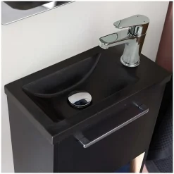 Mob-In Ensemble meuble lave-mains NIKA + robinet