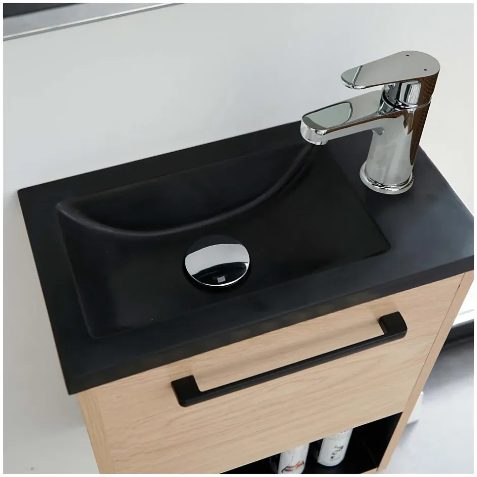 Mob-In Ensemble meuble lave-mains NIKA + robinet* Lave-Mains