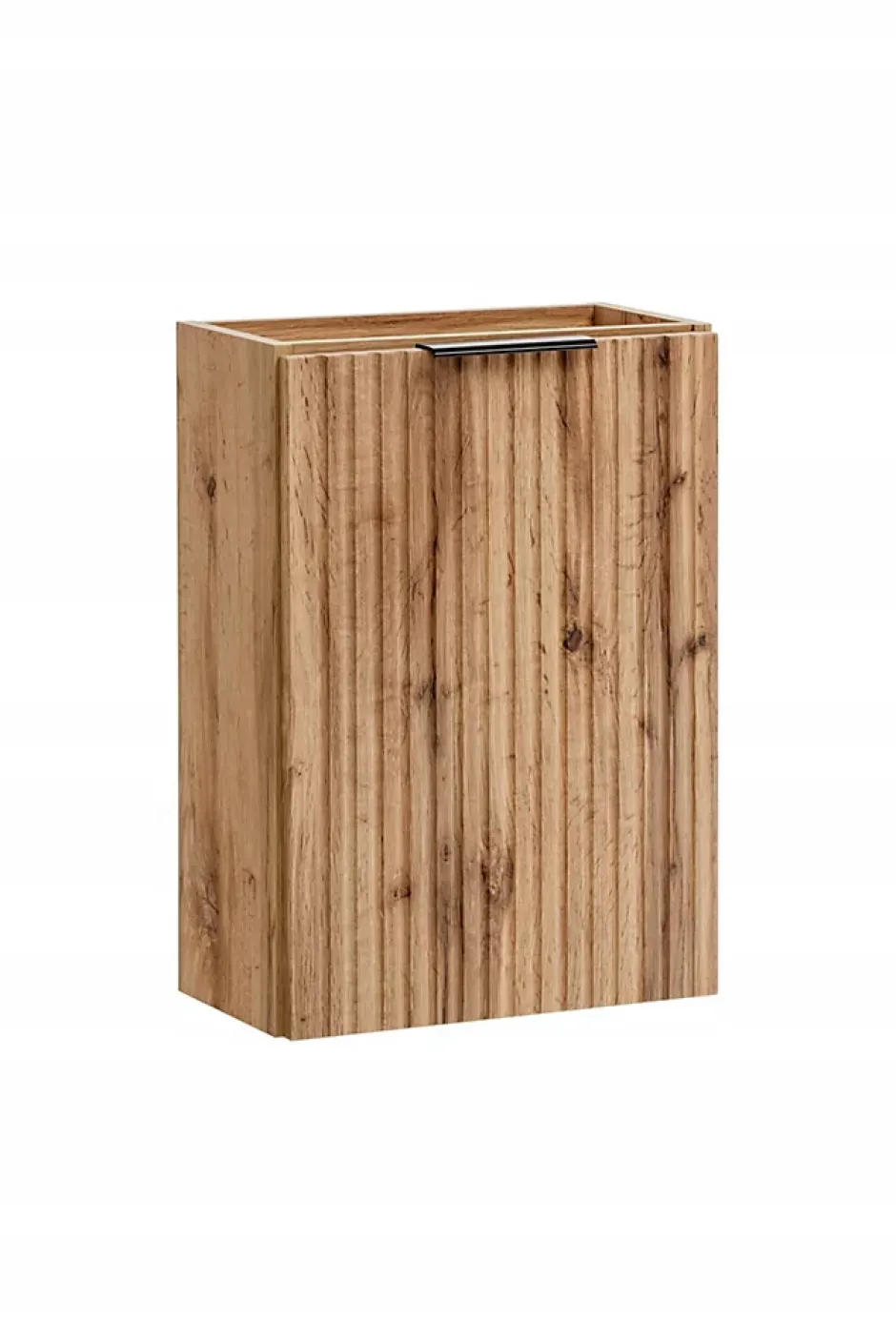 Furnidea Ensemble meuble lave-mains suspendu ADEL chêne avec le lavabo FIKA 40 cm* Lave-Mains