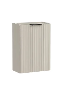 Furnidea Ensemble meuble lave-mains suspendu ADEL cachemire avec le lavabo FIKA 40 cm