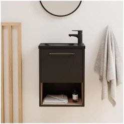 Mob-In Ensemble meuble lave-mains NIKA + robinet