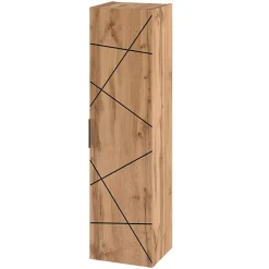 Petits-Meubles Ensemble meuble simple vasque encastree 80cm et colonne Teren Bois* Ensemble Meuble De Salle De Bains