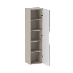 Petits-Meubles Ensemble meuble simple vasque encastree 80cm et colonne Tao Cachemire