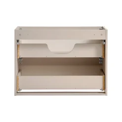 Petits-Meubles Ensemble meuble simple vasque 80cm 2 tiroirs et colonne Manoa Cachemire et Bois* Ensemble Meuble De Salle De Bains