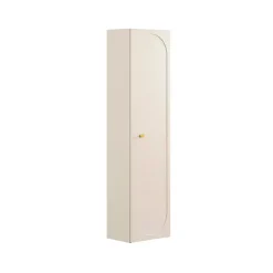 Petits-Meubles Ensemble meuble simple vasque encastree 80cm et colonne Sanae Beige sable