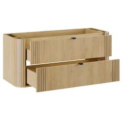 Petits-Meubles Ensemble meuble sous vasque 120cm et colonne Mila Bois