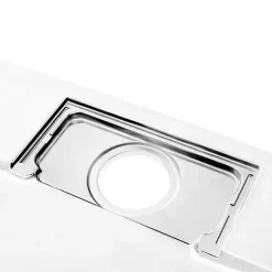 Schulte Ensemble paroi de douche à l'italienne l. 100 x H. 190 cm NewStyle et receveur de douche 80 x 100 cm, blanc et transparent,