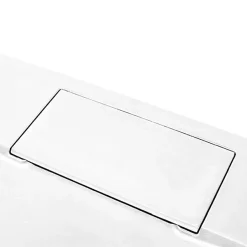 Schulte Ensemble paroi de douche à l'italienne l. 100 x H. 190 cm NewStyle et receveur de douche 80 x 100 cm, blanc et transparent,