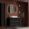 Autres Ensemble salle de bain STEEL noir frêne, en plusieurs dimensions - 79 cm