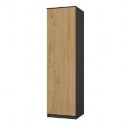 Autres ESME - Armoire simple style scandinave chambre à coucher - 50x50x180 - 1 porte - Dressing