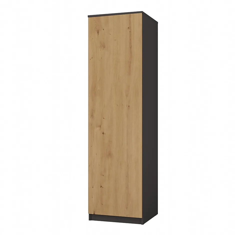 Autres ESME - Armoire simple style scandinave chambre à coucher - 50x50x180 - 1 porte - Dressing