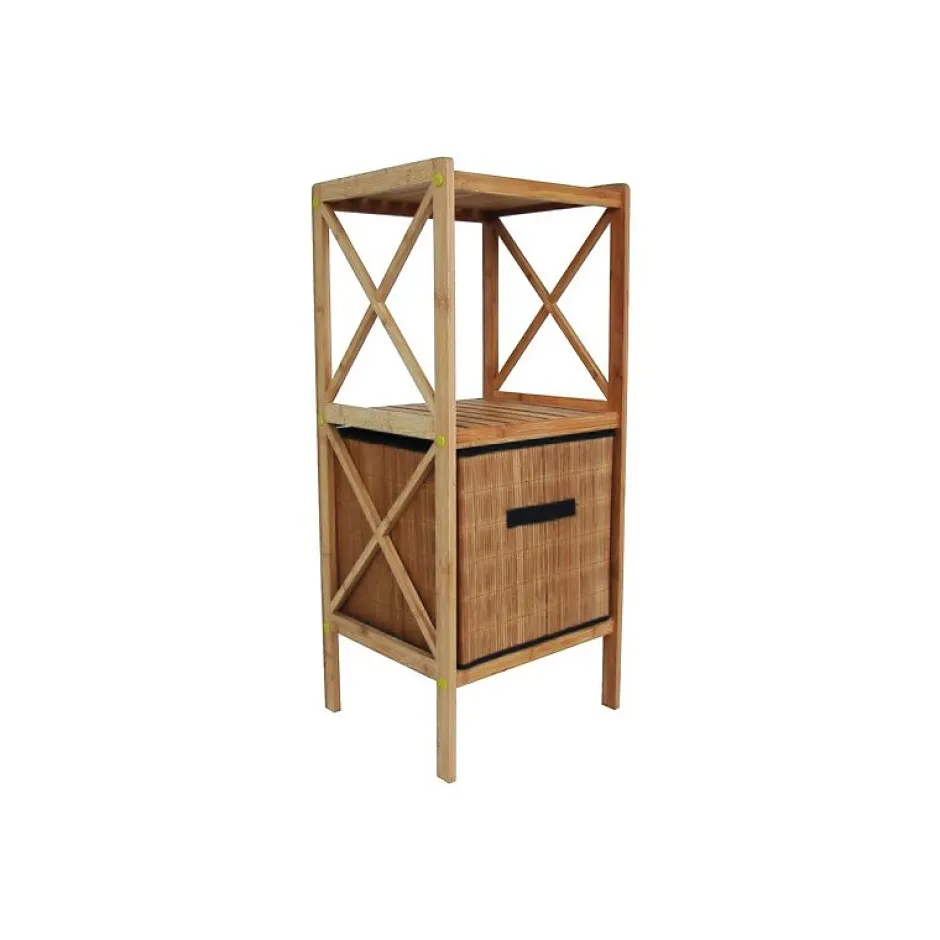 MSV Etagère 3 Niveaux en Bambou 36,5x33x85cm