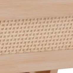 5Five Etagère Cane 3 niveaux H80cm bois clair - Beige-* Etagère Salle De Bains