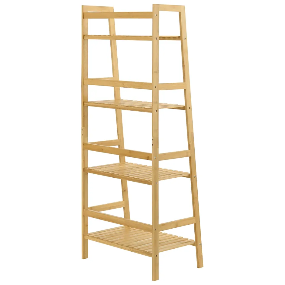 [En.Casa] Etagère échelle à 4 Niveaux Vinje 48 x 32 x 123 cm en.casa