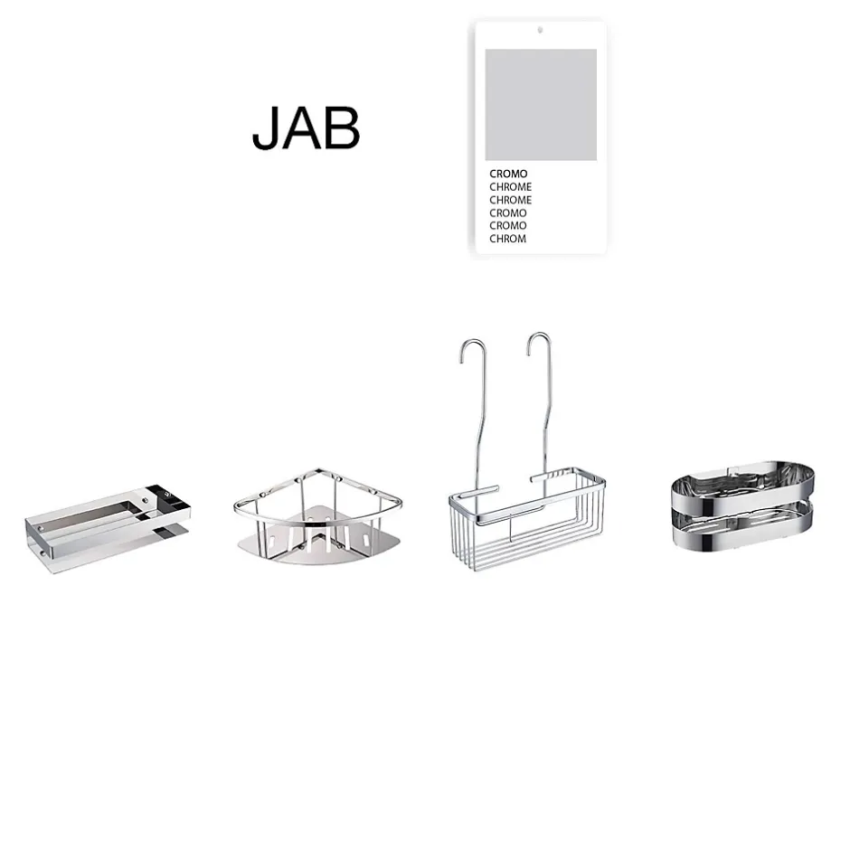 Poalgi Etagère de douche chromé Inox S304 SKY BATH