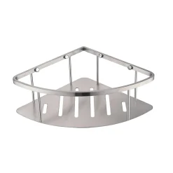 Poalgi Etagère de douche d'angle nickel brossé Inox S304 SKY BATH
