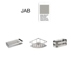 Poalgi Etagère de douche nickel brossé Inox S304 SKY BATH