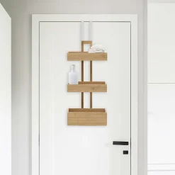 Five Simply Smart Etagère de porte 3 niveaux en bambou* Etagère Salle De Bains