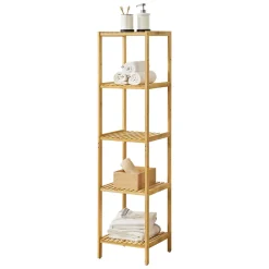[En.Casa] Etagère de rangement Lierne 33 x 33 x 140 cm en.casa