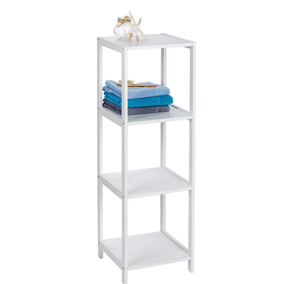 Wenko Etagère de salle de bain 4 Niveaux Olso - H. 112 cm* Etagère Salle De Bains