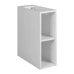 3xE Living Etagère de salle de bain, Blanc Mat, 20 x 57 x 46 cm* Meuble Sous-Vasque