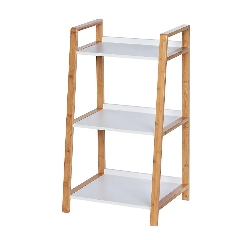 Wenko Etagère de salle de bain en bambou Finja - L. 43 x H. 76 cm* Etagère Salle De Bains
