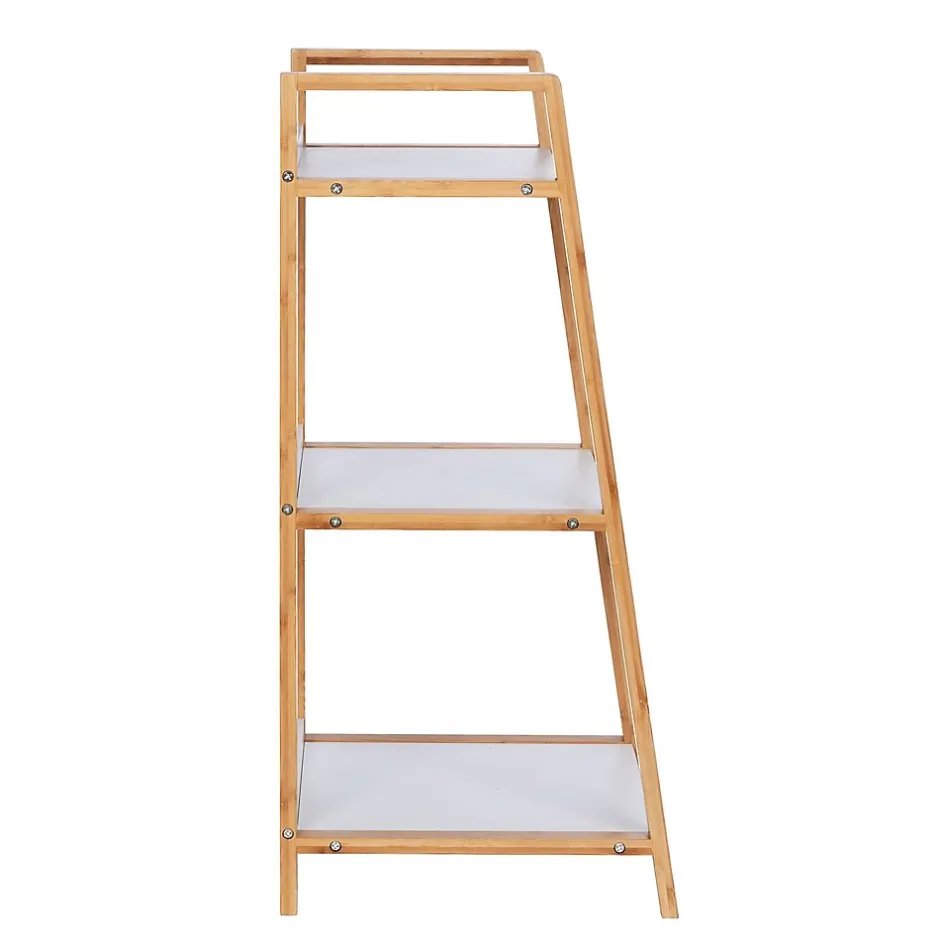 Wenko Etagère de salle de bain en bambou Finja - L. 43 x H. 76 cm* Etagère Salle De Bains