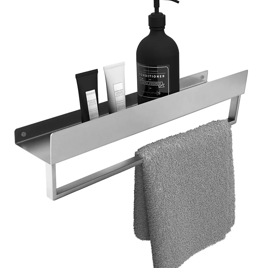 Rea ETAGÈRE DE SALLE DE BAIN SF01-450 45CM BRUSH STEEL* Etagère Salle De Bains