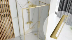 Rea ETAGÈRE DE SALLE DE BAIN SF02-600-BG BRUSH GOLD