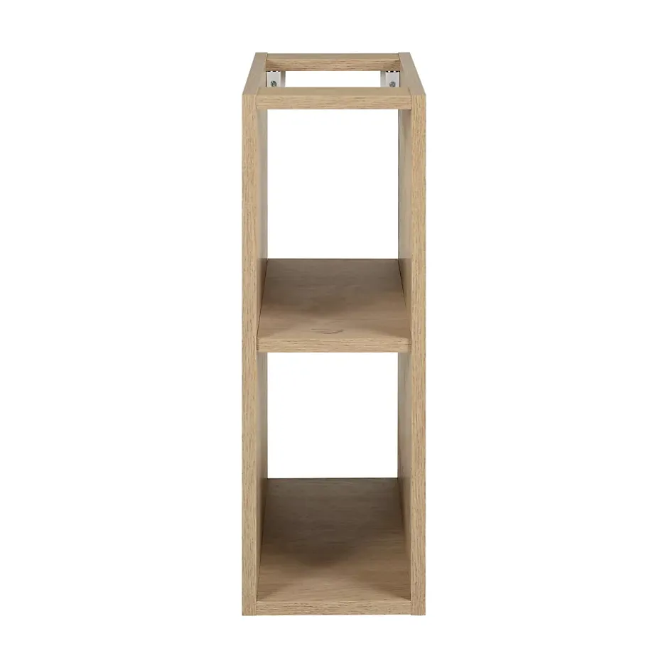 Furnidea Etagère de salle de bain suspendue SIMPLE chêne clair 20 cm* Etagère Salle De Bains
