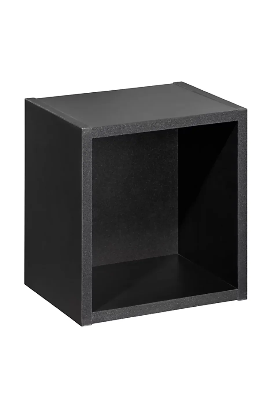 Furnidea Etagère haut de salle de bain suspendue NOVA NOIR 27 x 28 cm* Etagère Salle De Bains