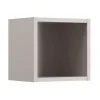 Furnidea Etagère haut de salle de bain suspendue NOVA CACHEMIRE 27 x 28 cm