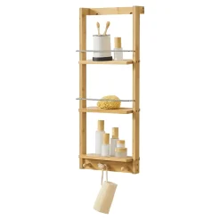 [En.Casa] Etagère Murale de Salle de Bain Lidingö 29 x 10 x 70 cm en.casa* Etagère Salle De Bains