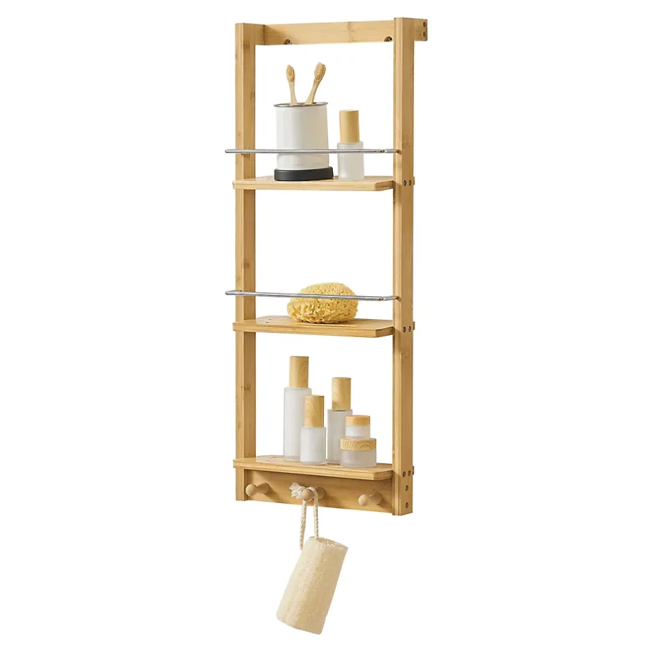 [En.Casa] Etagère Murale de Salle de Bain Lidingö 29 x 10 x 70 cm en.casa* Etagère Salle De Bains