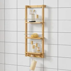 [En.Casa] Etagère Murale de Salle de Bain Lidingö 29 x 10 x 70 cm en.casa* Etagère Salle De Bains