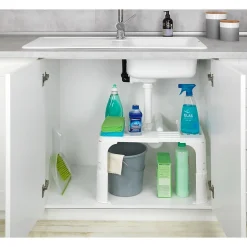 Wenko Etagère universelle Vario-Flex en Polypropylène* Meuble Sous Lavabo