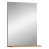 Chb Collection Eteka - Miroir (L/H/P : 60x79x18 cm) en imitation blanc
