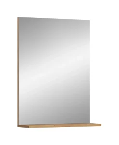 Chb Collection Eteka - Miroir (L/H/P : 60x79x18 cm) en imitation blanc