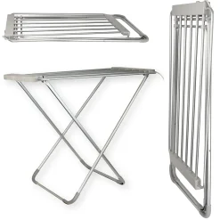 Fishtec Etendoir à Linge 8 Barres + 220 V