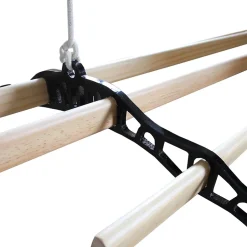 MonsterShop Etendoir à Linge Suspendu - Noir- 2.4m* Etendoir À Linge