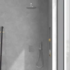 Villeroy & Boch Façade thermostatique 2 voies VILLEROY ET BOCH Conum Chrome + corps encastré