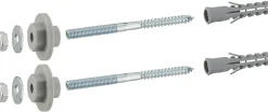 RT Fixation pour lavabo mur plein 10 x 120 mm réglable