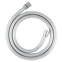 GoodHome Flexible de douche argent PVC 1,5 m* Pommeau De Douche, Flexible Et Barre De Douche