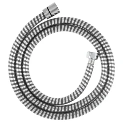 GoodHome Flexible de douche argent/gris PVC 1,50 m