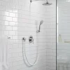 GoodHome Flexible de douche blanc PVC 1,75 m