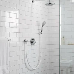 GoodHome Flexible de douche blanc PVC 1,75 m