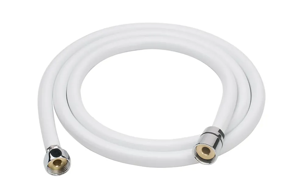 GoodHome Flexible de douche blanc PVC 1,75 m