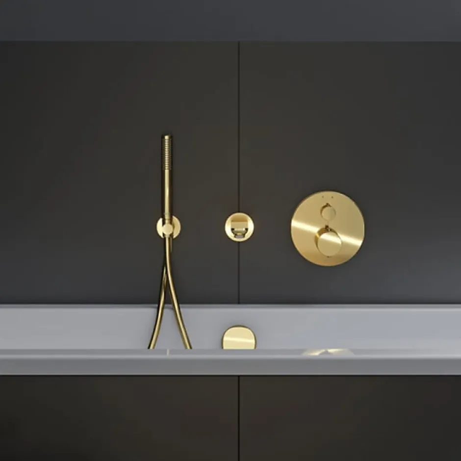 Duravit Flexible de douche 1,60M doré poli* Pommeau De Douche, Flexible Et Barre De Douche
