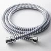 GoodHome Flexible de douche gris/argent PVC 2 m